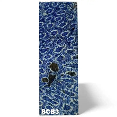 Brain Coral- BLUE- Raffir® FossilHobbies & Creative Arts.28" x 1.6" x 4.7"- BCB3 (single)