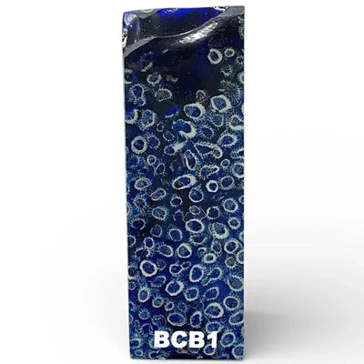 Brain Coral- BLUE- Raffir® Fossil - Maker Material Supply