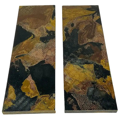 Burl Micarta- EL DORADO- Scales and Sheets - Maker Material Supply