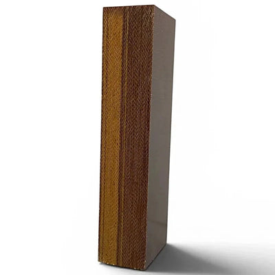 Canvas Micarta Blocks & Sheets- Half & Half Two Tone Natural Brown - Maker Material Supply