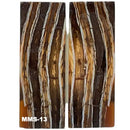 Mammoth Molar Scales- 1.1-1.2" x 3.3"- NATURAL- Raffir® Fossils - Maker Material Supply