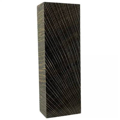 Danish Oak Scales & Block- BLACK- Raffir® Wood - Maker Material Supply