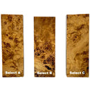 Poplar Burl Scales & Blocks- NATURAL- Raffir® Wood - Maker Material Supply