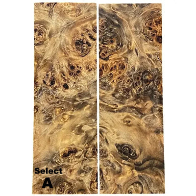 Poplar Burl Scales & Blocks- NATURAL- Raffir® Wood - Maker Material Supply