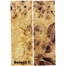 Poplar Burl Scales & Blocks- NATURAL- Raffir® Wood - Maker Material Supply
