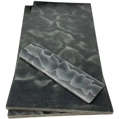 Raffir® Alume Curly Composite- BLACK- Sheets - Maker Material Supply