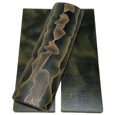 Raffir® Noble Curly Brass/Bronze Composite- BLACK- Scales - Maker Material Supply