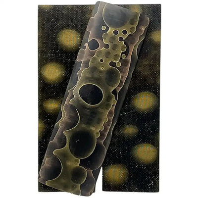 Raffir® Noble Moon Brass/Bronze Composite- BLACK- Scales - Maker Material Supply