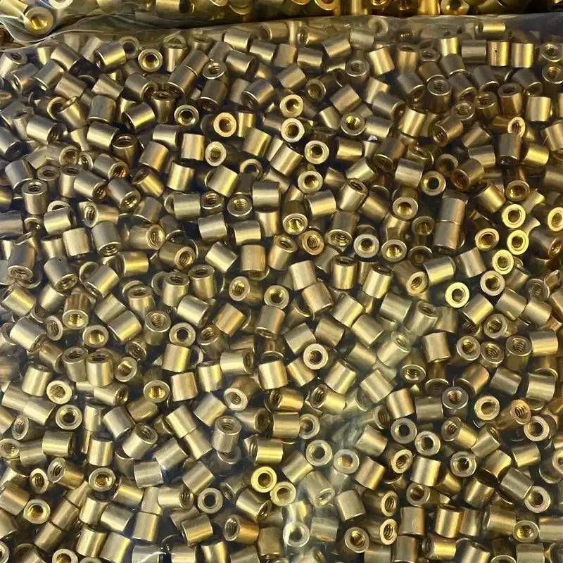 Threaded Barrel/Standoffs/Nuts for Loveless Bolts- BRASS, COPPER and STAINLESS STEEL - Maker Material Supply