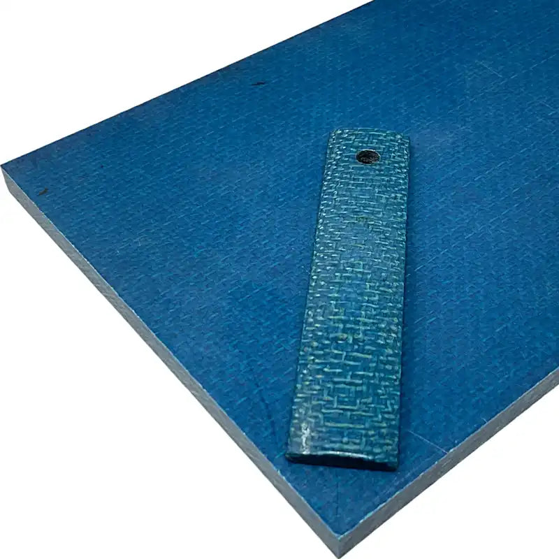 Vibe Composites™- Jute Micarta- Admiral Blue