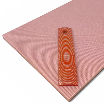 Vibe Composites- Matrix Micarta- CREAMSICLE - Maker Material Supply