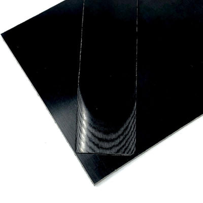 Linen Micarta Sheet- BLACK- Various Sizes - Maker Material Supply