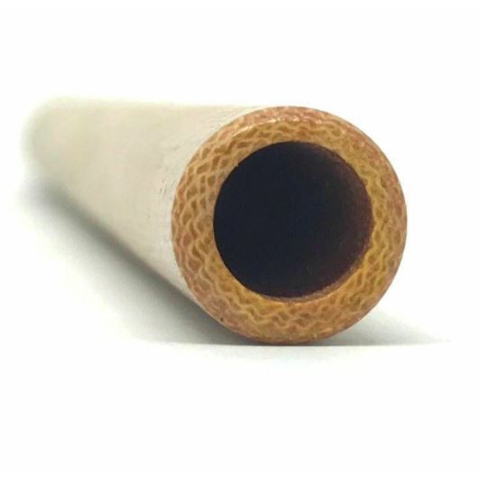 Canvas Micarta Phenolic Tube- Various Sizes- NATURAL BROWN - Maker Material Supply