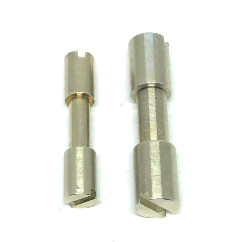 Corby Bolts- NICKEL SILVER - Rivets / Knife Handle Fasteners-  3/16", 1/4" - Maker Material Supply