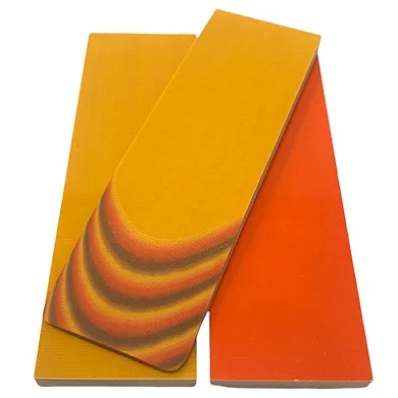 G10 Multicolor Scales YELLOW/ORANGE/BROWN 1/4"x1.5"x5"