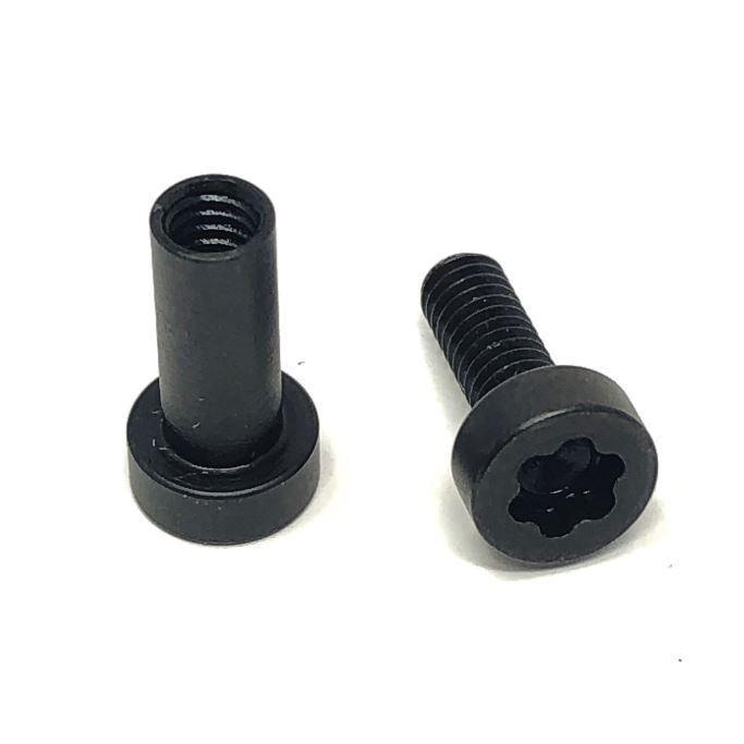 Gulso Bolts- Black QPQ/Stainless Steel- Handle Fasteners- 1/4" STANDARD Length - Maker Material Supply