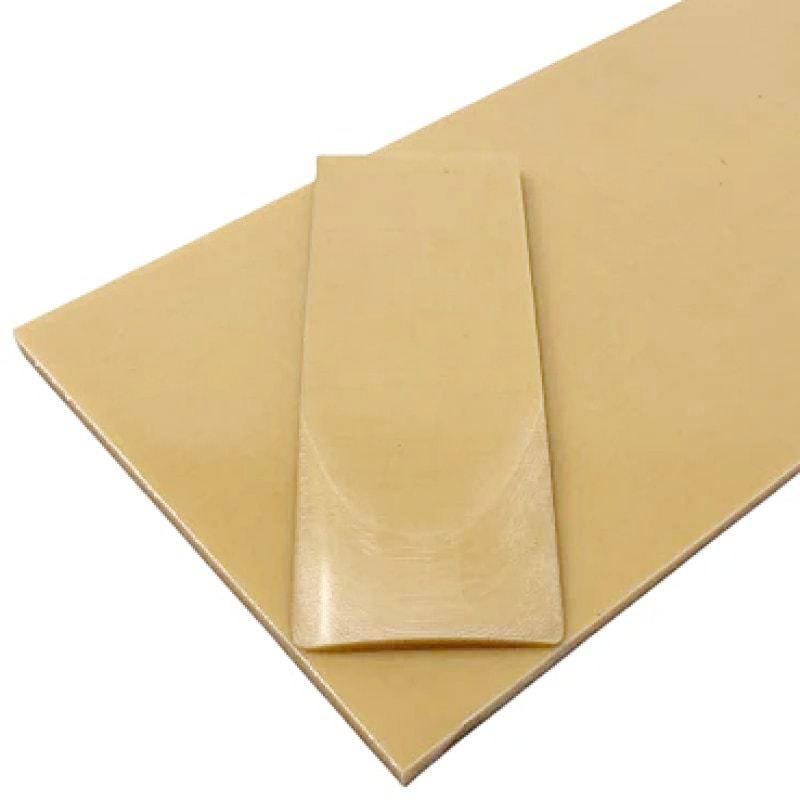 Linen Micarta Sheet- BONE Color- Various Sizes - Maker Material Supply