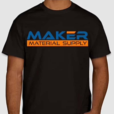 MMS "MAKER" T-Shirt- Black- Soft Fitted - Maker Material Supply