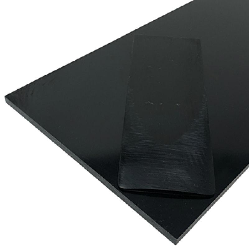 Paper Micarta Sheet- BLACK- Various Sizes - Maker Material Supply