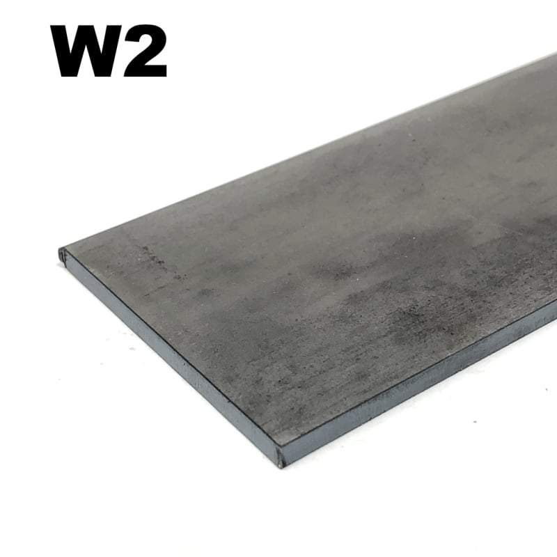 W2 High Carbon Blade Steel Flat Bar- Various Sizes - Maker Material Supply