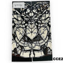 Mammoth Ivory Tusk- HYBRID CROSSCUT w Black Resin- by Raffir®