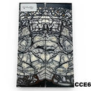 Mammoth Ivory Tusk- HYBRID CROSSCUT w Black Resin- by Raffir®