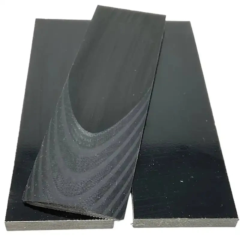 AmeraGrip G10 with Nitrile Rubber- Black G10 and Black Nitrile- 1/4" Scales - Maker Material Supply