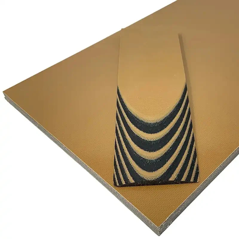 AmeraGrip G10 with Nitrile Rubber- Coyote Brown G10 and Black- Sheets - Maker Material Supply