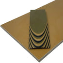 AmeraGrip G10 with Nitrile Rubber- OD Green + Coyote Brown G10 w/ Black Nitrile- 1/4" Sheets - Maker Material Supply