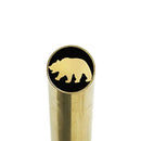 Bear- Mosaic Knife Handle Pin - Maker Material Supply