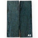 Beech Wood- BLUE- .28" x 1.7" x 5" Scales- Raffir® Wood - Maker Material Supply