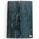 Beech Wood- BLUE- .28" x 1.7" x 5" Scales- Raffir® Wood - Maker Material Supply