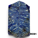 Brain Coral- BLUE- Raffir® FossilHobbies & Creative Arts.20" x .94-1.4" x 3.0"- BCB1