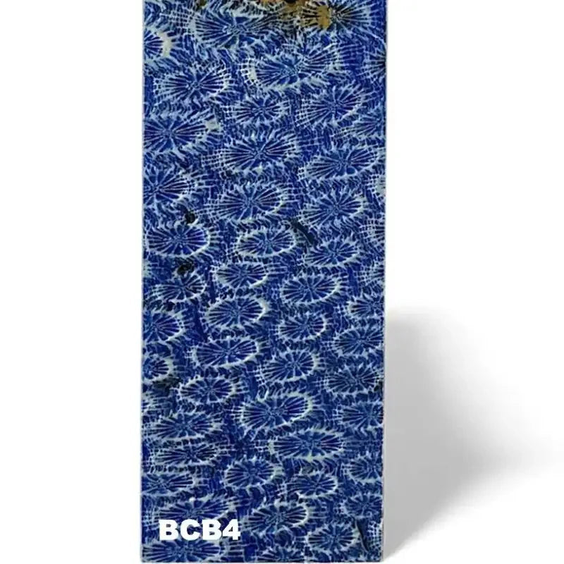 Brain Coral- BLUE- Raffir® FossilHobbies & Creative Arts.32" x 1.6" x 3.6"- BCB4 (single)