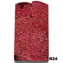 Brain Coral- RED- Raffir® Fossil - Maker Material Supply