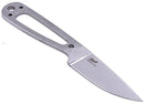 Brisa NECKER 70 Blade Blank- 12c27 Stainless Steel- Flat Grind - Maker Material Supply