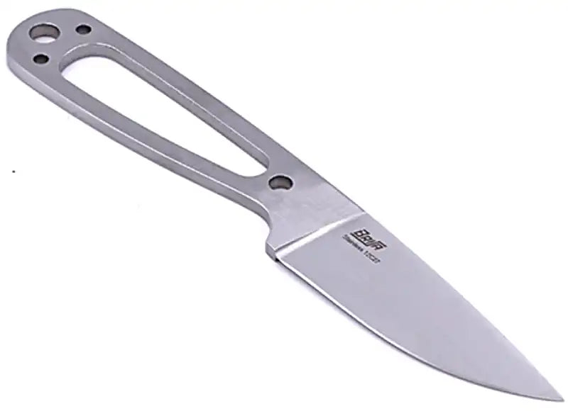 Brisa NECKER 70 Blade Blank- 12c27 Stainless Steel- Flat Grind - Maker Material Supply