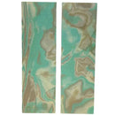 Burl G10 Multicolor Scales- Ivory/Tiffani Blue/Tan - Maker Material Supply