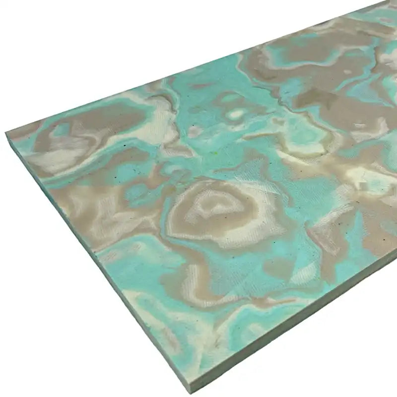 Burl G10 Multicolor Sheets- Ivory/Tiffany Blue/Tan - Maker Material Supply