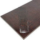 Burlap Micarta- Black/Red- Sheets - Maker Material Supply