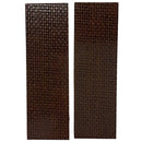 Burlap Micarta- BROWN- Scales - Maker Material Supply