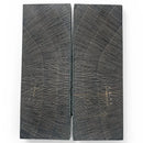 Crosscut Platan/Sycamore Scales- BLUE- Raffir® Wood - Maker Material Supply