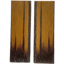 Crosscut Vintage Linen Micarta- BURNT ENDS - Maker Material Supply