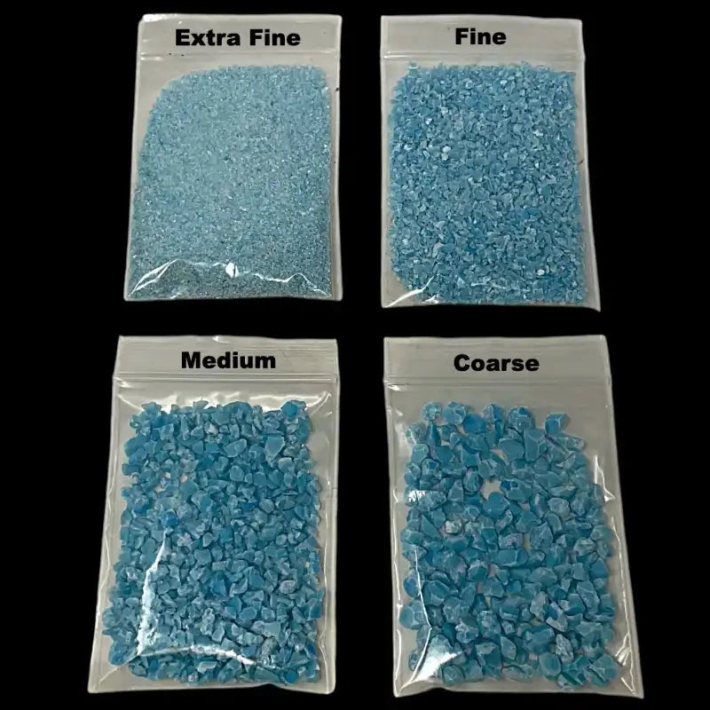 Crushed TruStone Inlay Material- LARIMAR Turquoise - Maker Material Supply