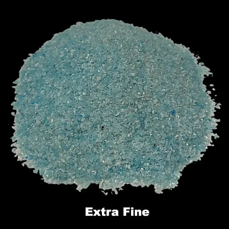 Crushed TruStone Inlay Material- LARIMAR Turquoise - Maker Material Supply