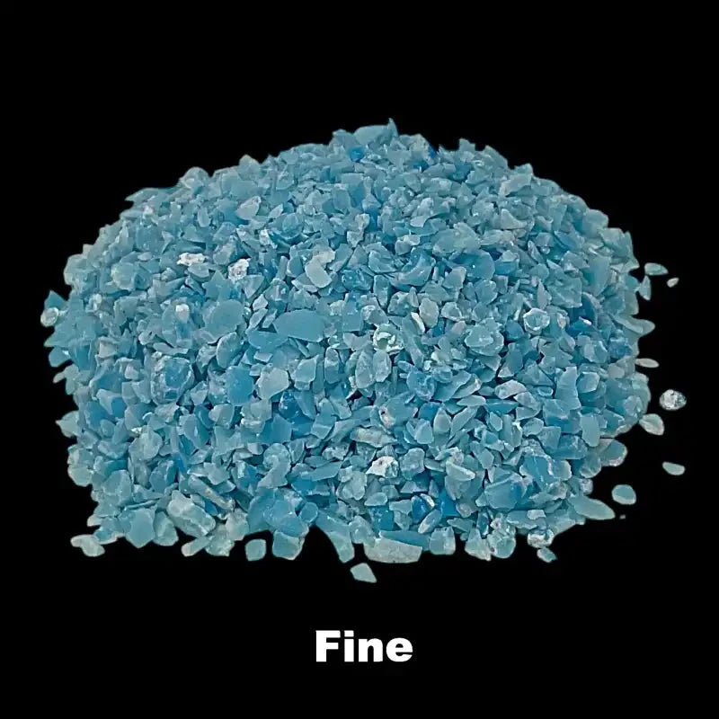 Crushed TruStone Inlay Material- LARIMAR Turquoise - Maker Material Supply