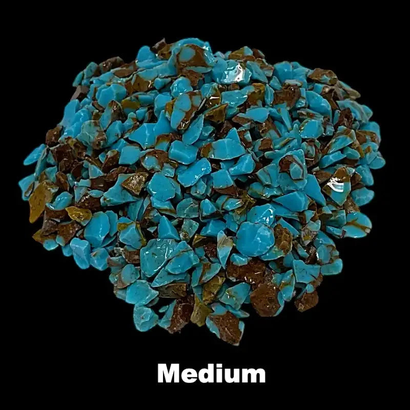 Crushed TruStone- Sonoran Turquoise - Maker Material Supply