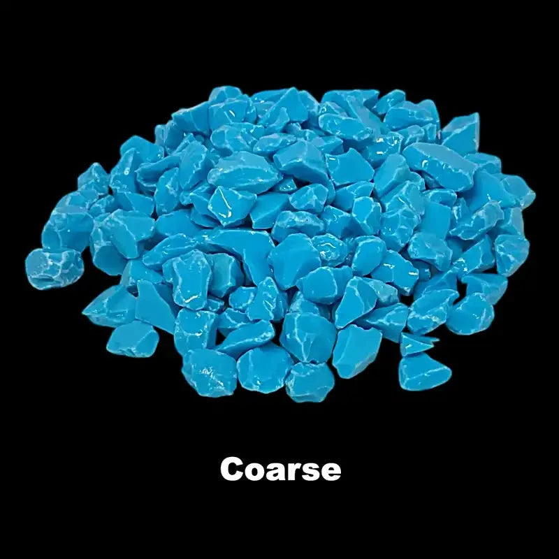 Crushed TruStone- TurquoiseHobbies & Creative ArtsCoarse 6-9 mm (per ounce)