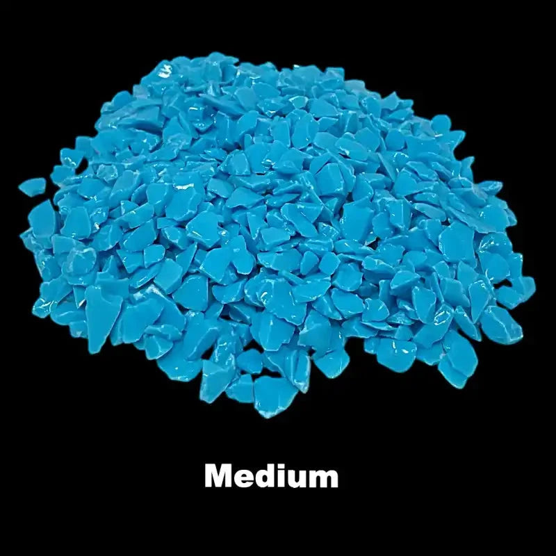Crushed TruStone- TurquoiseHobbies & Creative ArtsMedium 3-6 mm (per ounce)