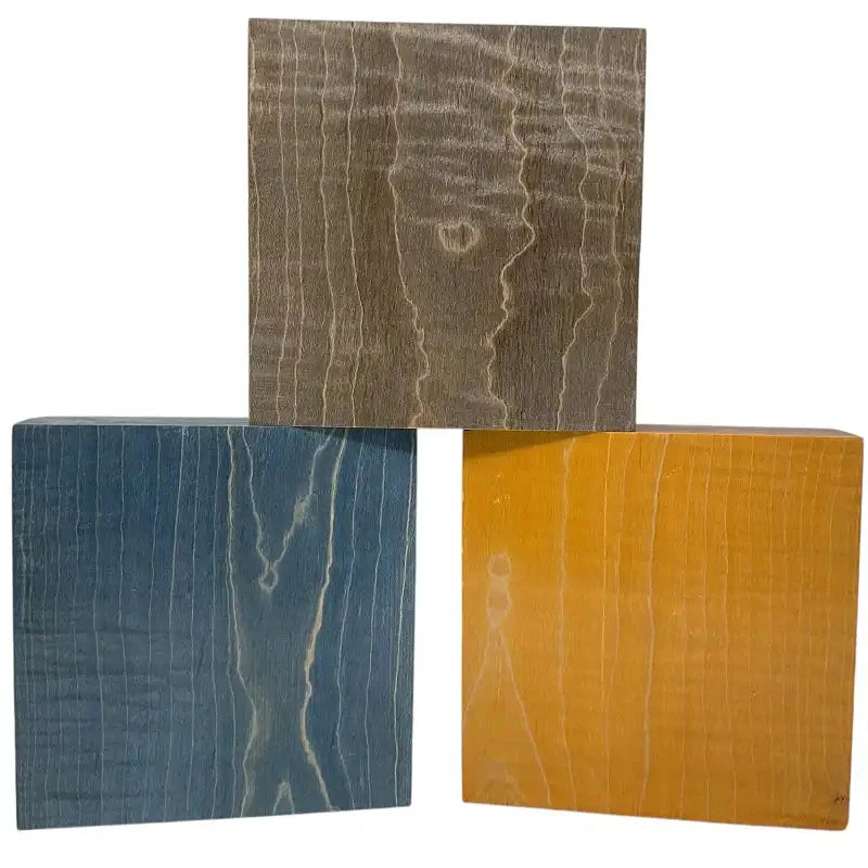Curly Maple Scales & Mast Blocks- SAMPLE PACK- Raffir® Wood - Maker Material Supply